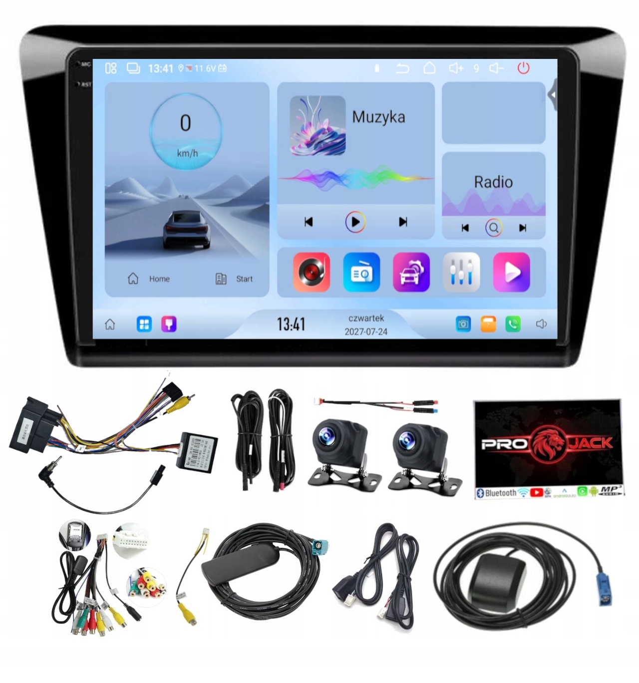 Rádio Navigácia Skoda Seat Toledo IV 2012-18 Wifi Carplay Usb 4/64GB Sim