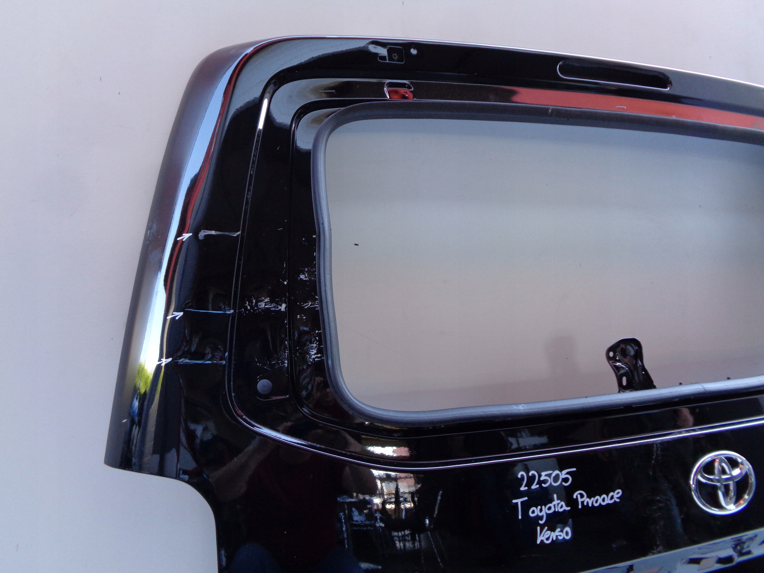 KLAPA TYLNA TOYOTA PROACE EXPERT JUMPY 16- 22505 Typ samochodu Samochody osobowe