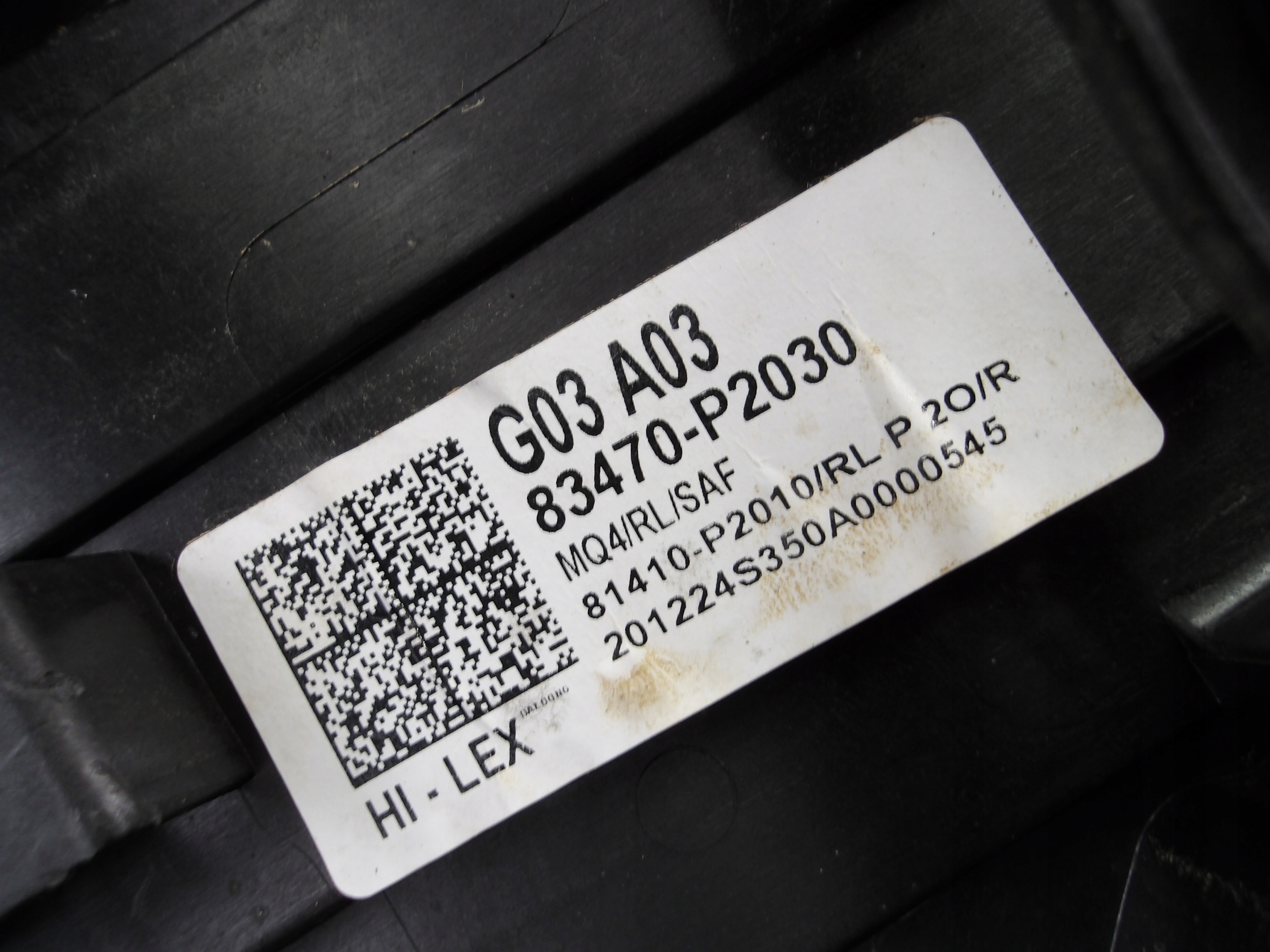 MAZDA 2 DY 03- AIRBAG Airbags Spanner Gurten KPL