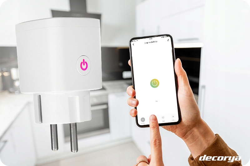 INTELIGENTNE GNIAZDO ELEKTRYCZNE STEROWANE TELEFONEM WIFI SMART PROGRAMATOR Liczba gniazdek 1 szt.