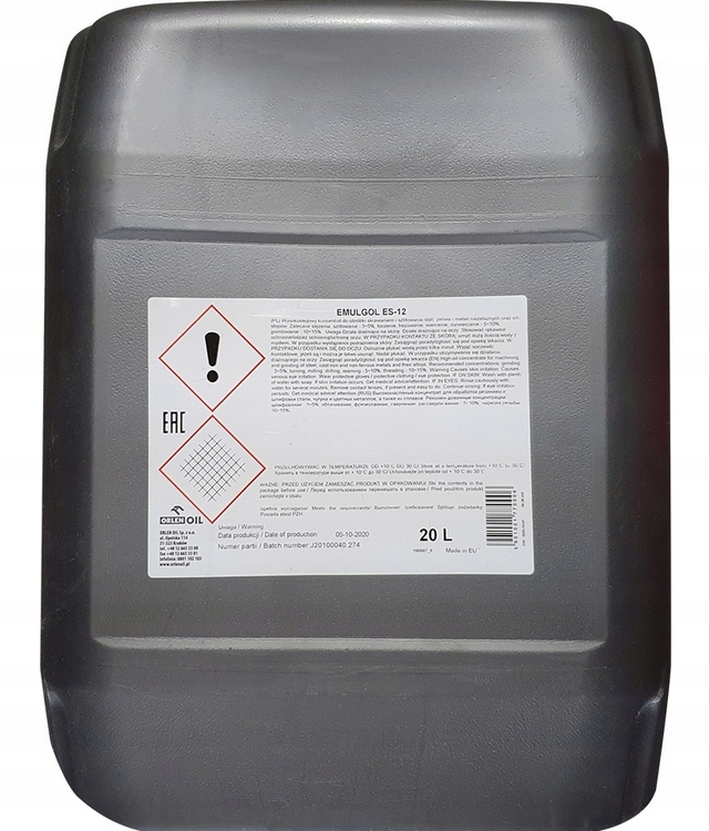 EMULGOL ES-12 20L KONCENTRAT CHŁODZIWO ORLEN