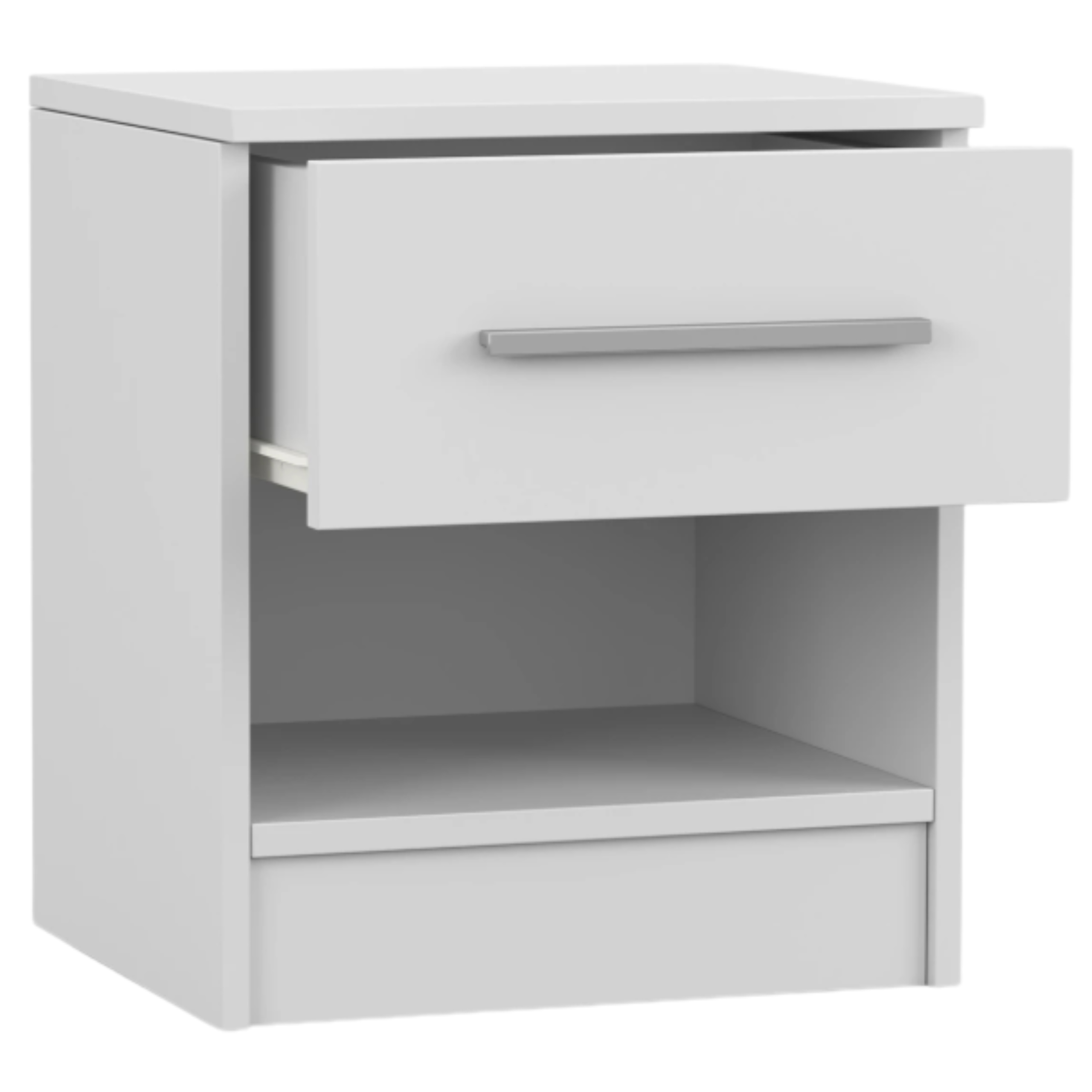 Alex III Noční Stolek Noční Stolek 40 Bílý Mat šuplík police Výrobce