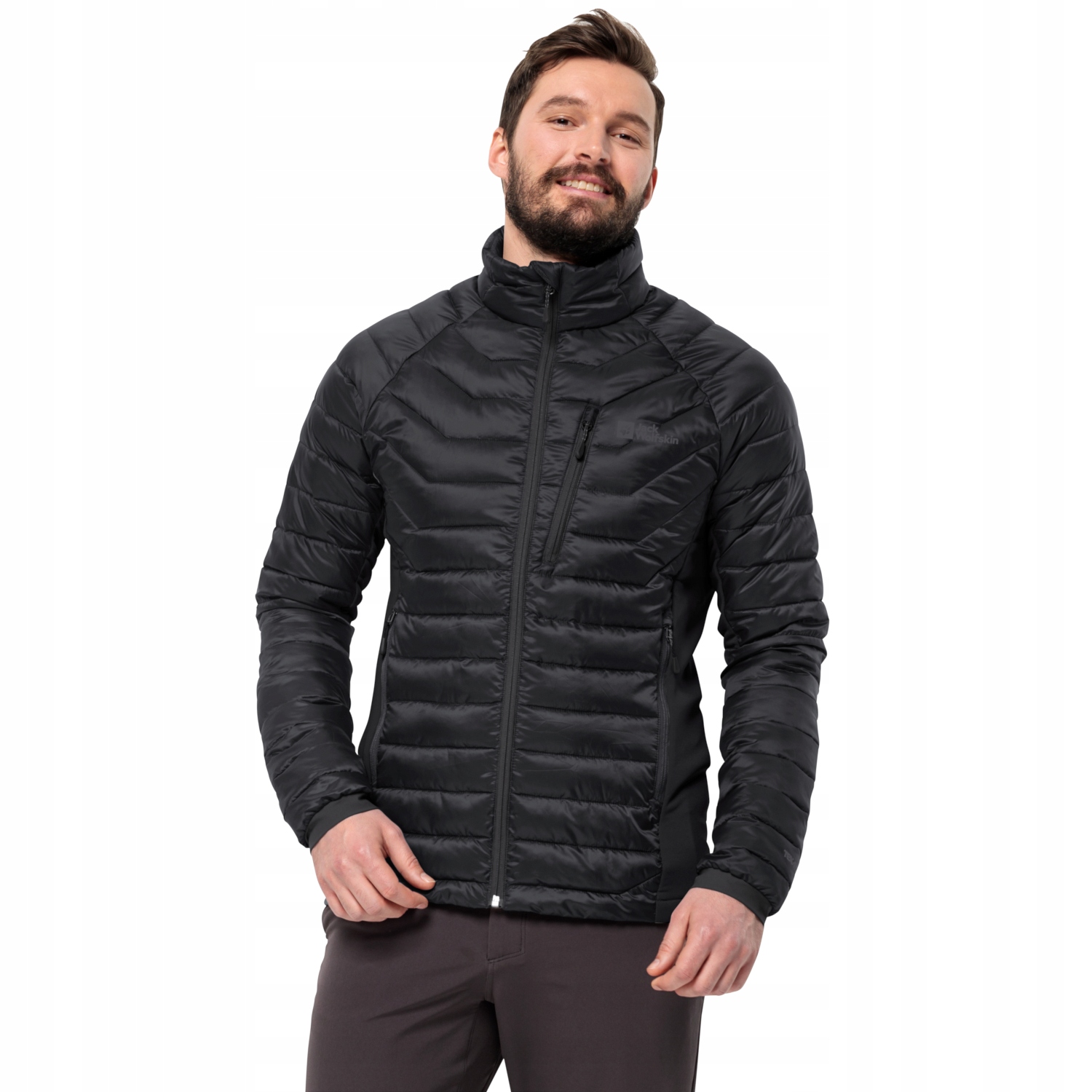 Jack Wolfskin Routeburn Pro Ins Jacket [M] Pánská bunda Polyester Černá