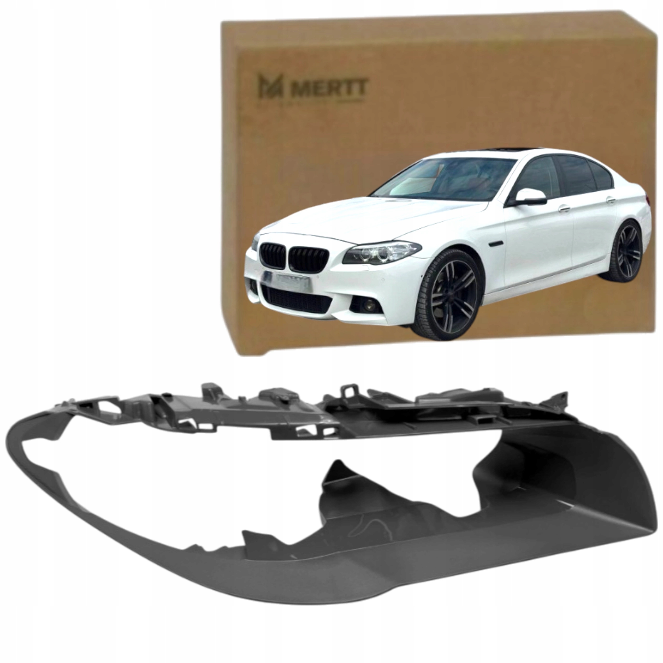 Lišta rámeček kryt Lampy světlometu přední Pravý bmw 5 F10 2013-2017