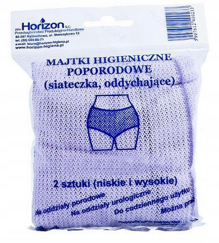 WIELORAZOWE MAJTKI POPORODOWE HORIZON r.40-44 2szt