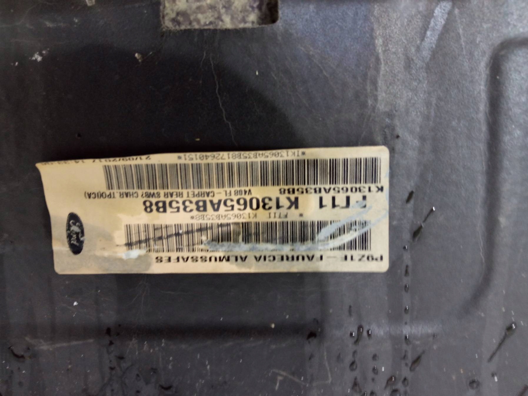 floor boot mats MK2 Ford Transit Connect II (2012-2022)