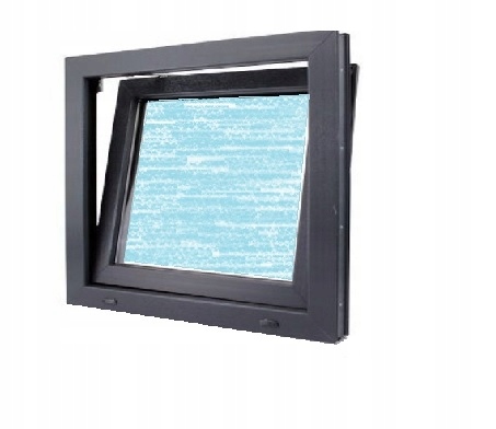 Okno PCV 1x Antracyt dwuszybwe RU 1000x900 Kolor biały