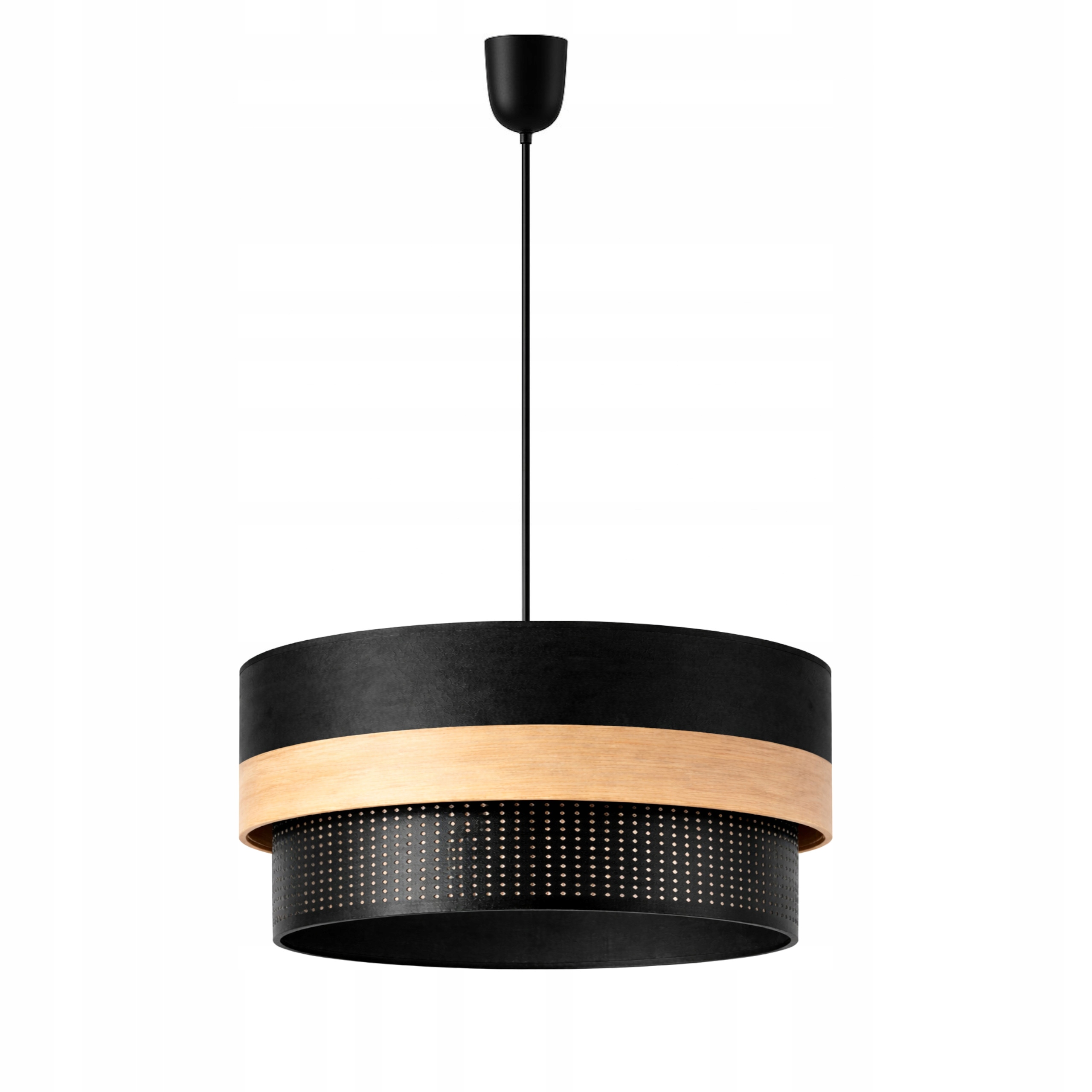 Lampa Wisząca Pojedyncza Sufitowa Żyrandol Abażur Led