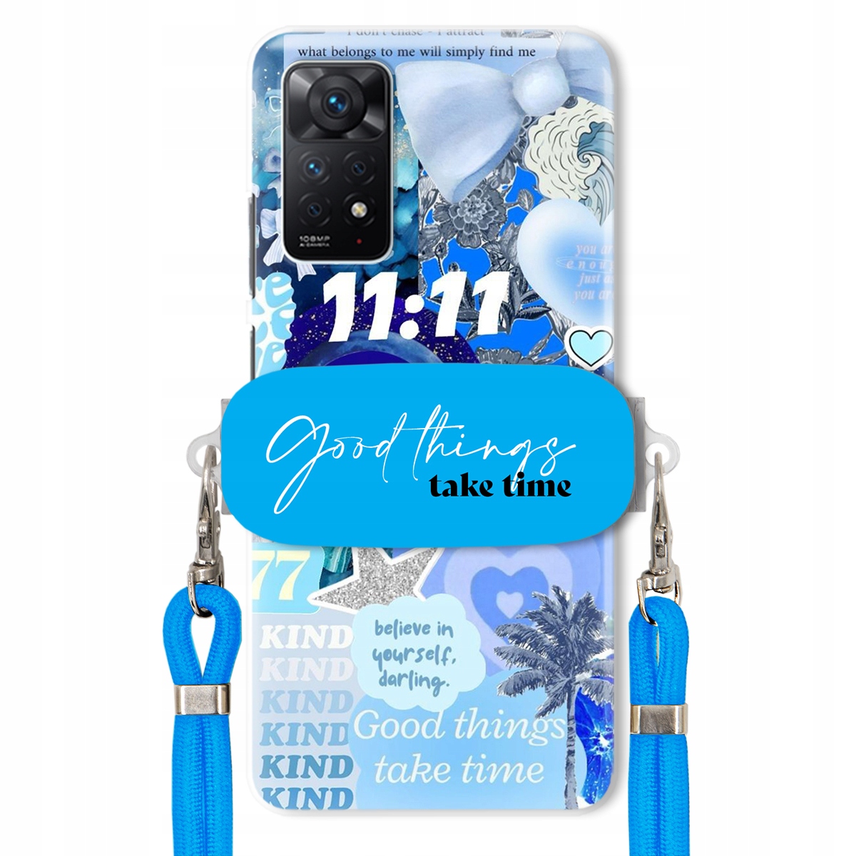 Puzdro pre Xiaomi Redmi Note 11 Pro 4G Držiak na vodítko Crossbody Good Things Sea