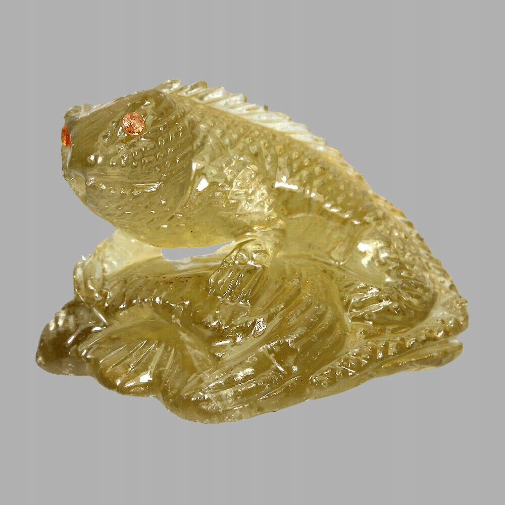 Přírodní kámen 110.6ct citronový křemen leguán