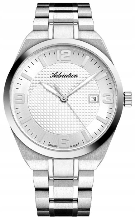 Nové Originální Pánské Hodinky Adriatica A8343.5153Q stříbrné