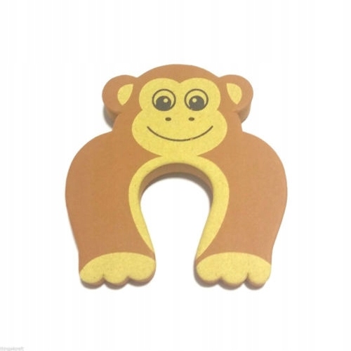 STOPER BLOKADA DO DRZWI DRZWI KLIN ODBOJNIK OCHRONA PALCÓW DZIECI małpka