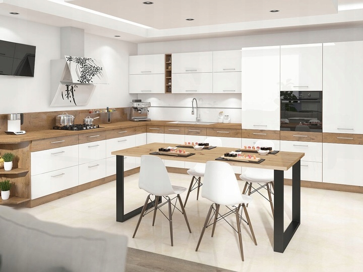 Stół loftowy do jadalni IMPERIAL 185 x 90 DĄB ARTISAN Marka inna