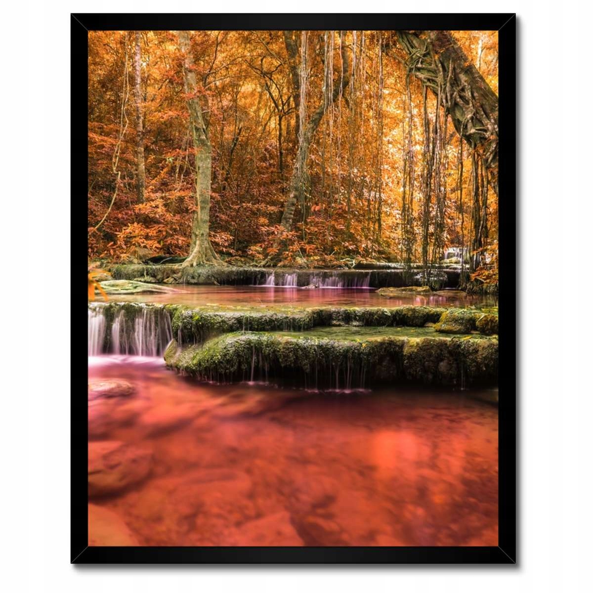 Plakáty v rámu 40x50 Vodopád v Kanchanaburi