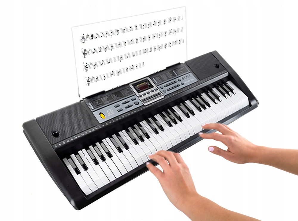 Duże Organy Keyboard Pianino do Nauki 61 +Mikrofon EAN (GTIN) 5902802918864
