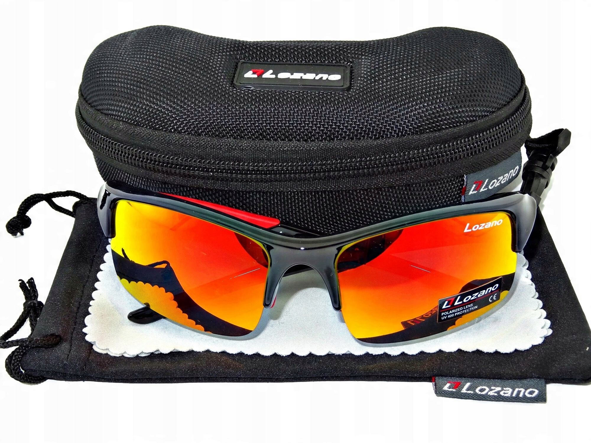 Černé Sluneční Brýle s Polarizací pro řidiče Set Do Auta