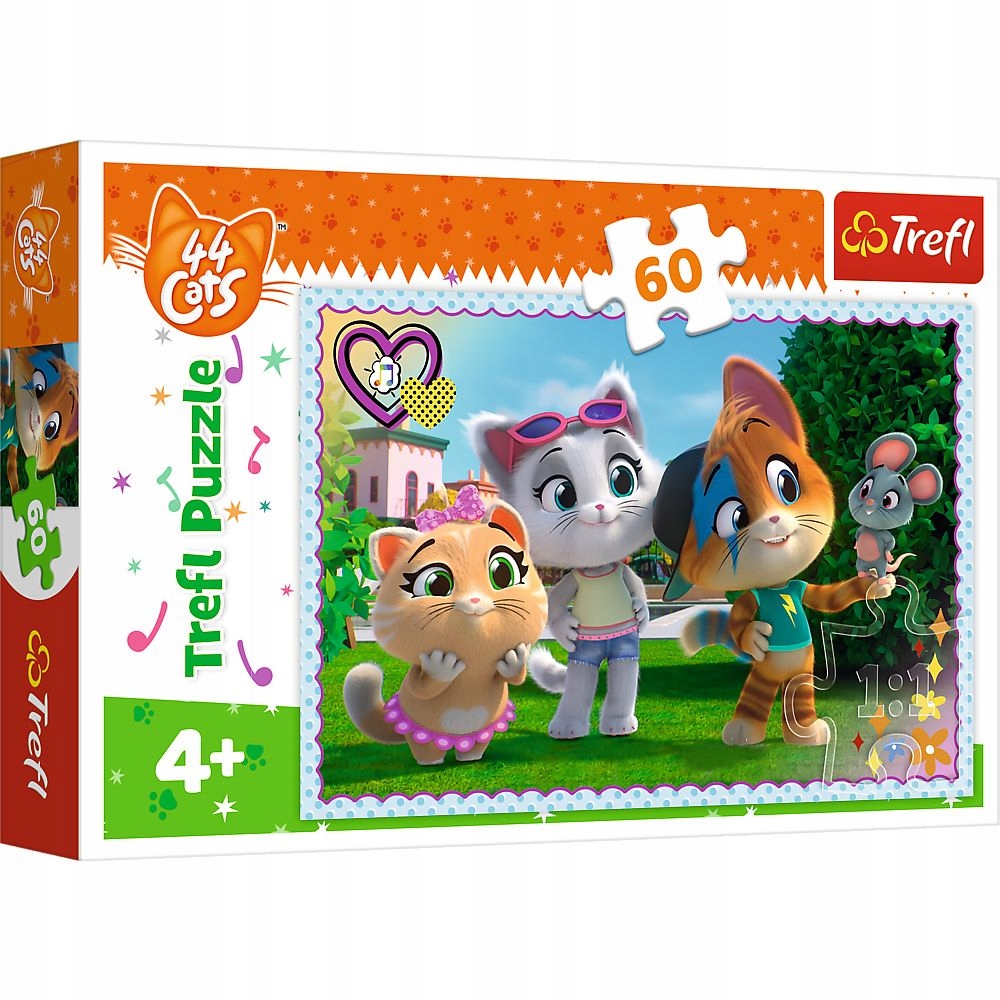 

Trefl Puzzle 60 Zabawny w gronie przyjaciół 17378