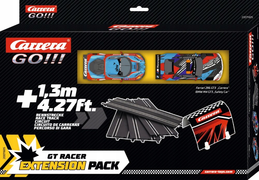 Carrera Go!!! Zestaw do rozbudowy toru Gt Racer 2 samochody 71605