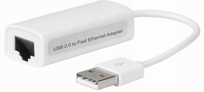 Microconnect USB2.0 to Ethernet konwerter sieciowy Biały