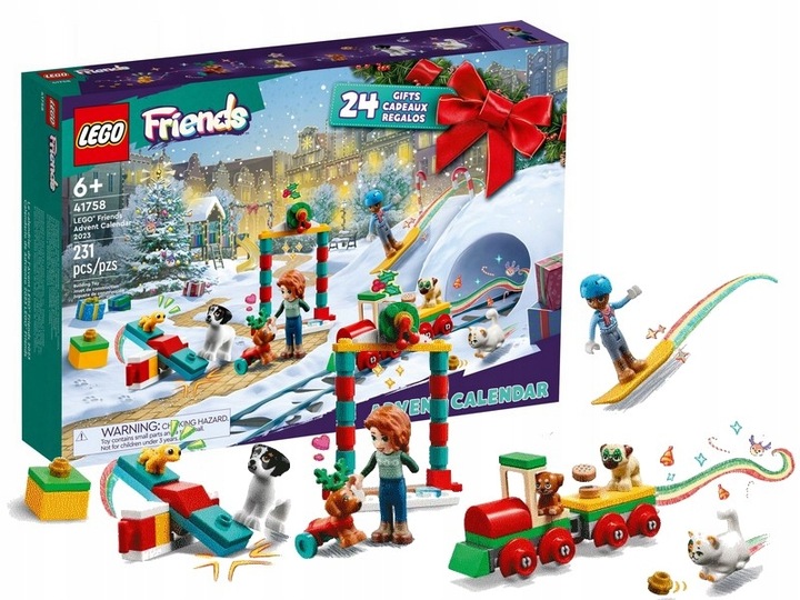 Lego Friends Adventní Kalendář 2023 Vánoční Dárková Dárek 41758