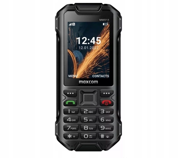 Telefon komórkowy Maxcom MM 918L Strong 4G Lte Dual Sim Bluetooth Czarny