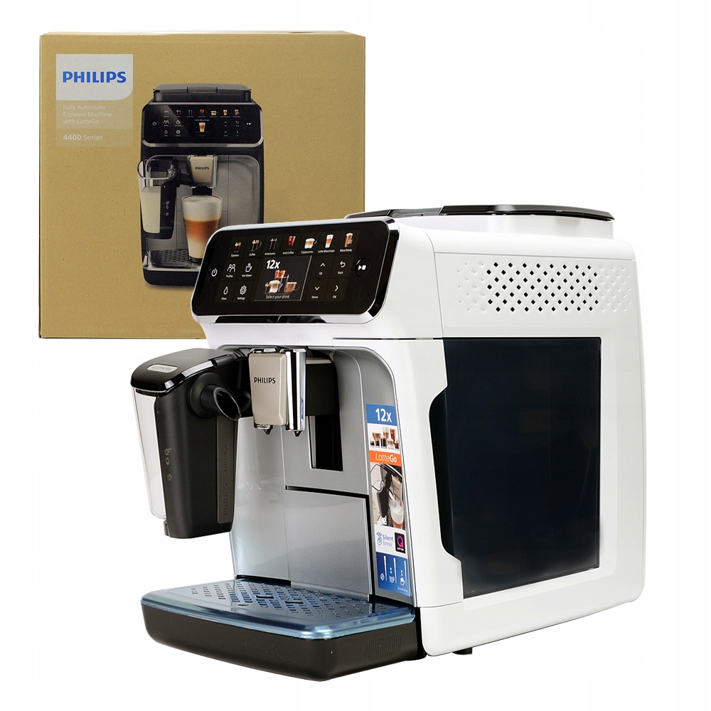 Automatyczny ekspres Philips EP4443/70 1500 W Series 4400 LatteGo Biały