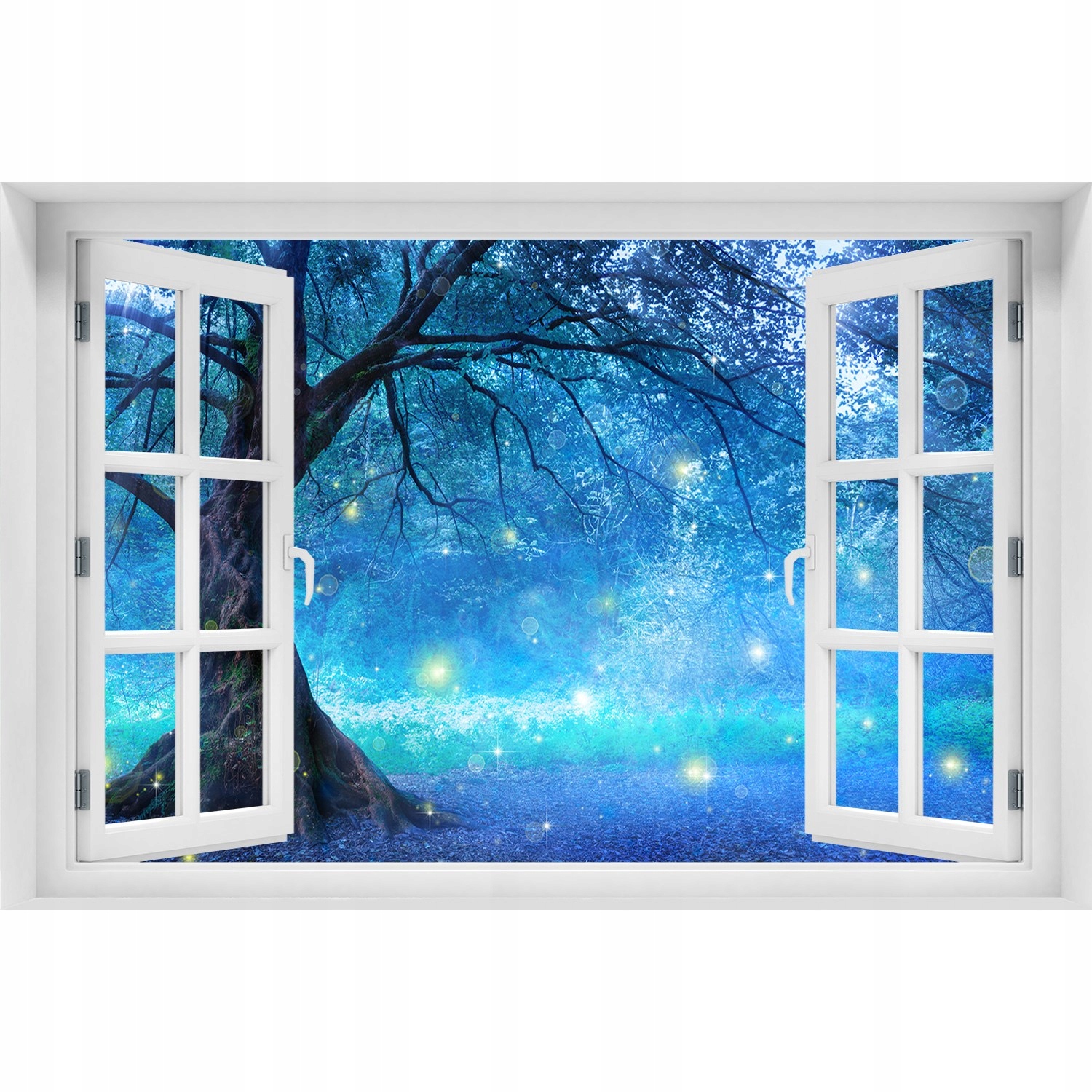 

Samoprzylepna Naklejka na ścianę Tajemniczy las