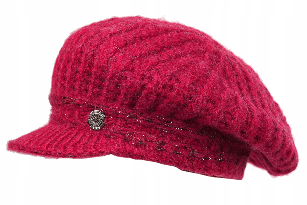 

Kaszkiet damski Solange Czerwony Polski producent