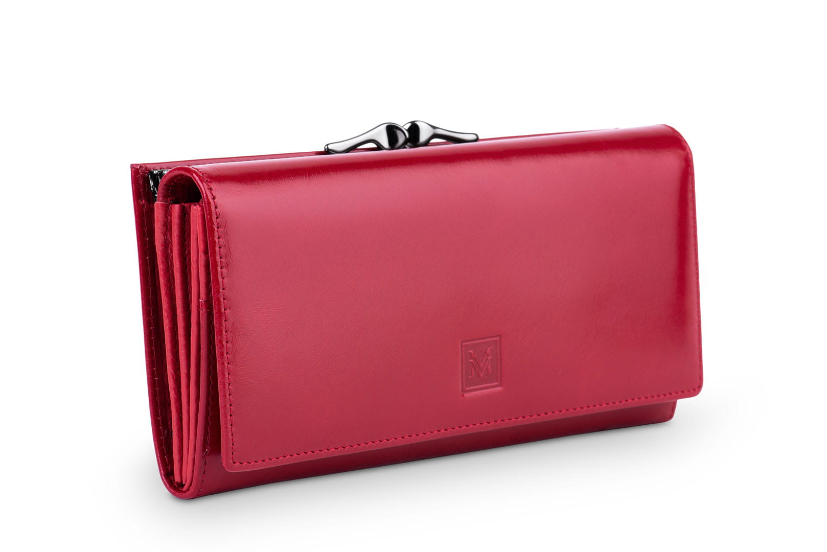 Dámská kožená peněženka VerMari Rfid Ochrana karet Červená