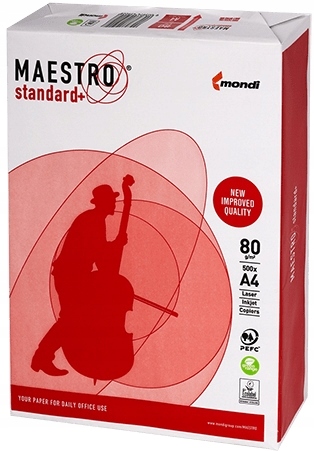 

Papier biurowy Maestro Standard+ A4 80g 500 ark.