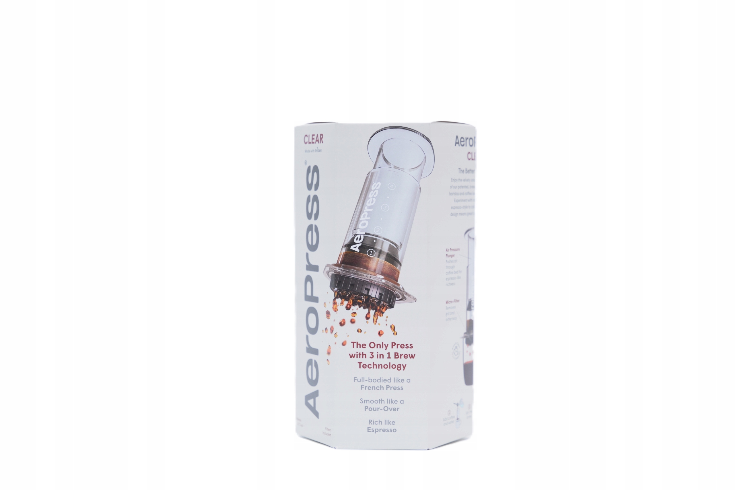 Kávovar AeroPress Clear 250 ml