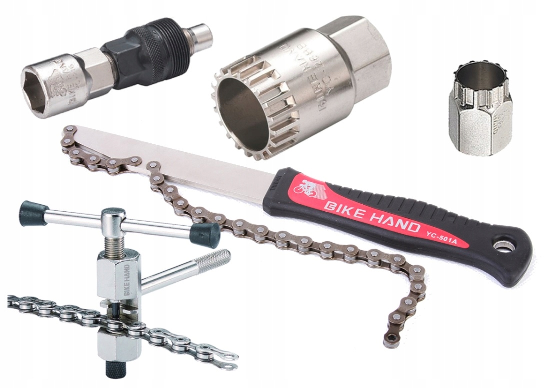 ZESTAW NARZĘDZI BIKE HAND BACIK ŚCIĄGACZ KASETA #1