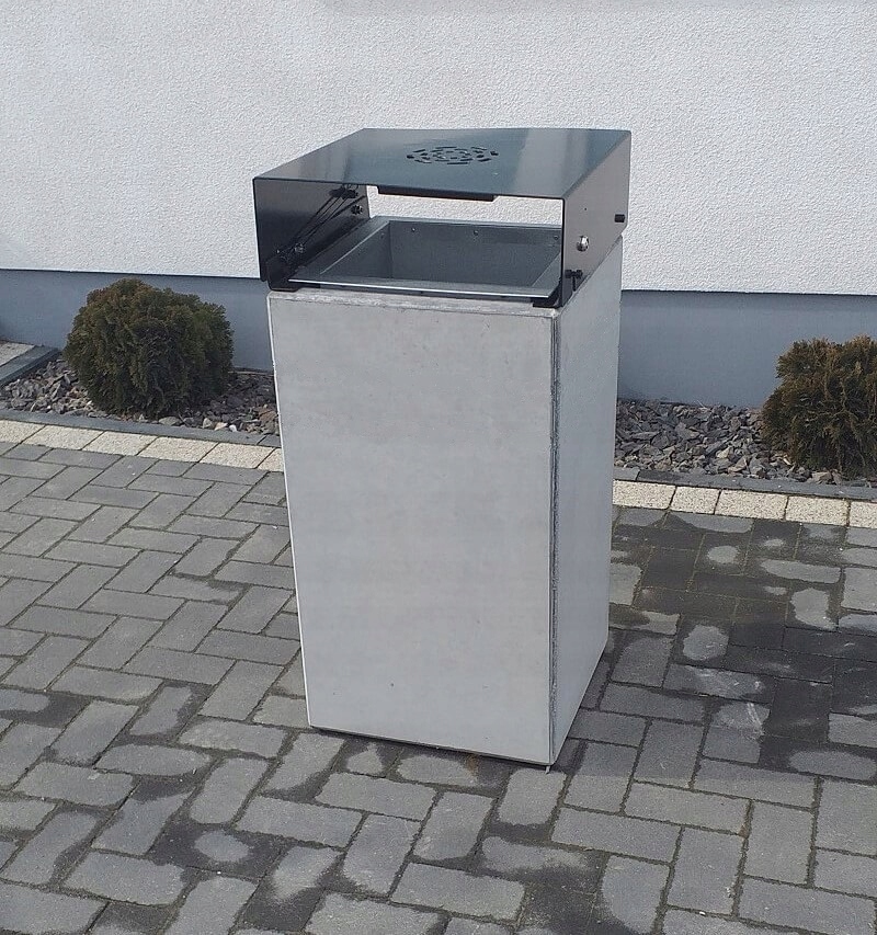 Betónový kôš na odpadky 70l POPOLNÍK KD09