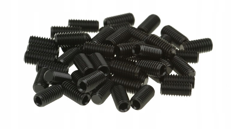 

Wkręt Dociskowy Śruba Robaczek M5x10 mm 50x Czarny