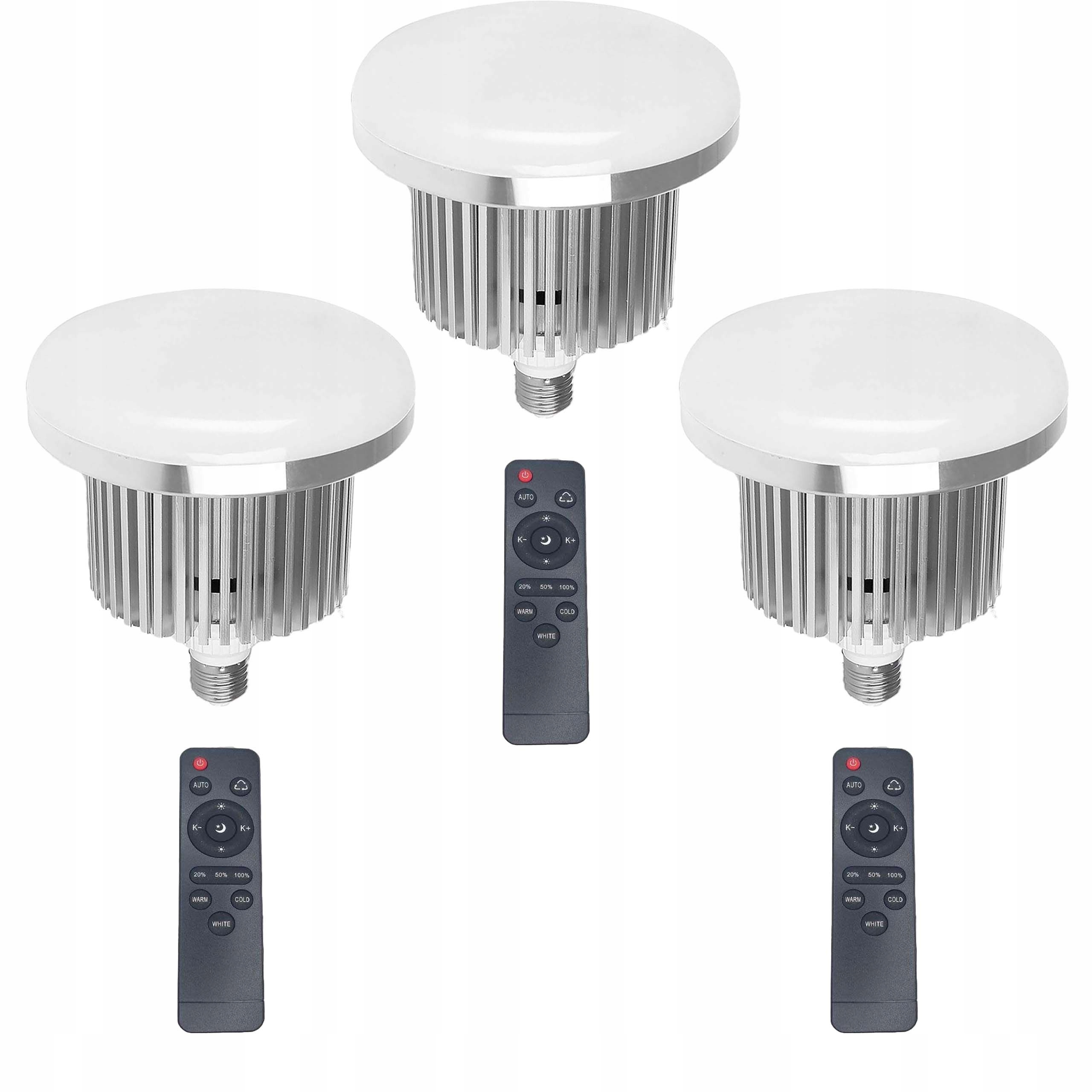 ŻARÓWKA FOTOGRAFICZNA STUDYJNA E27 5500K 200W ZESTAW 3 SZT DO SOFTBOX