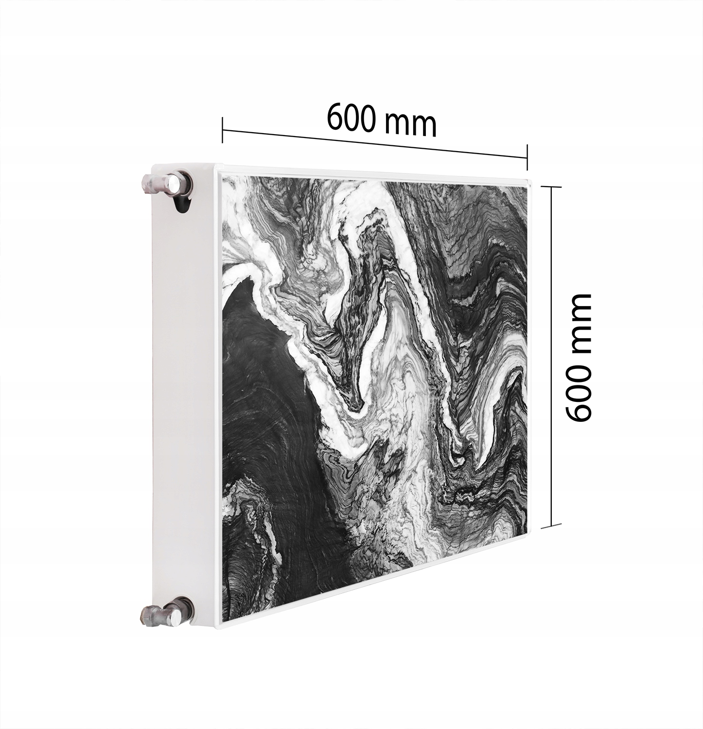 Magnetický Kryt Na Radiátor 60x60 Mramorová Podložka Magnet
