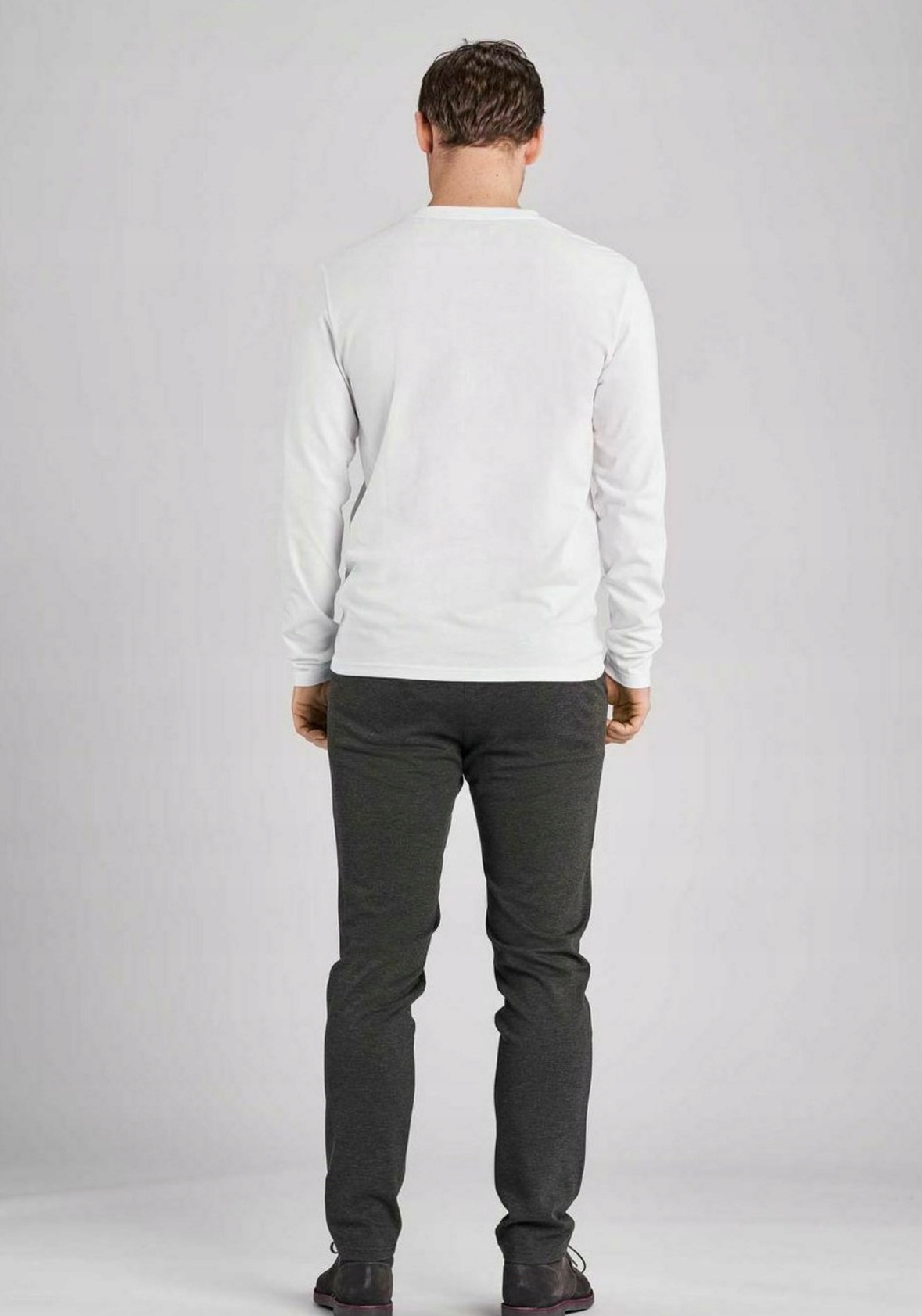 U.S. Polo Assn. Biała Bluzka Męska Długi Rękaw Logo Haft Longsleeve r. XXL Kod producenta 34502