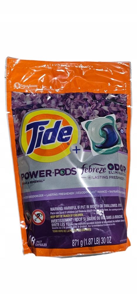 Levně Kapsle na praní Univerzální 18 ks Tide Febreze Spring & Renewal