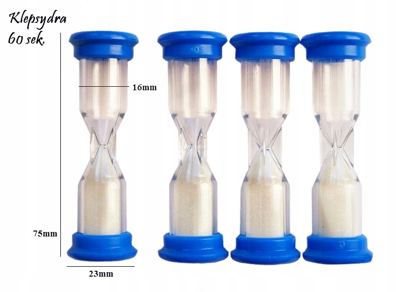 KLEPSYDRA NIEBIESKA 60 sekund - 1 minuta WBM EAN (GTIN) 5904384492855