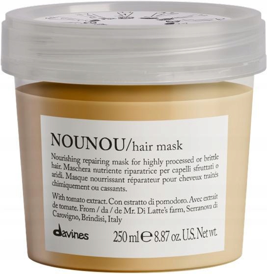 Davines Nounou Maska Suche Zniszczone 250ML