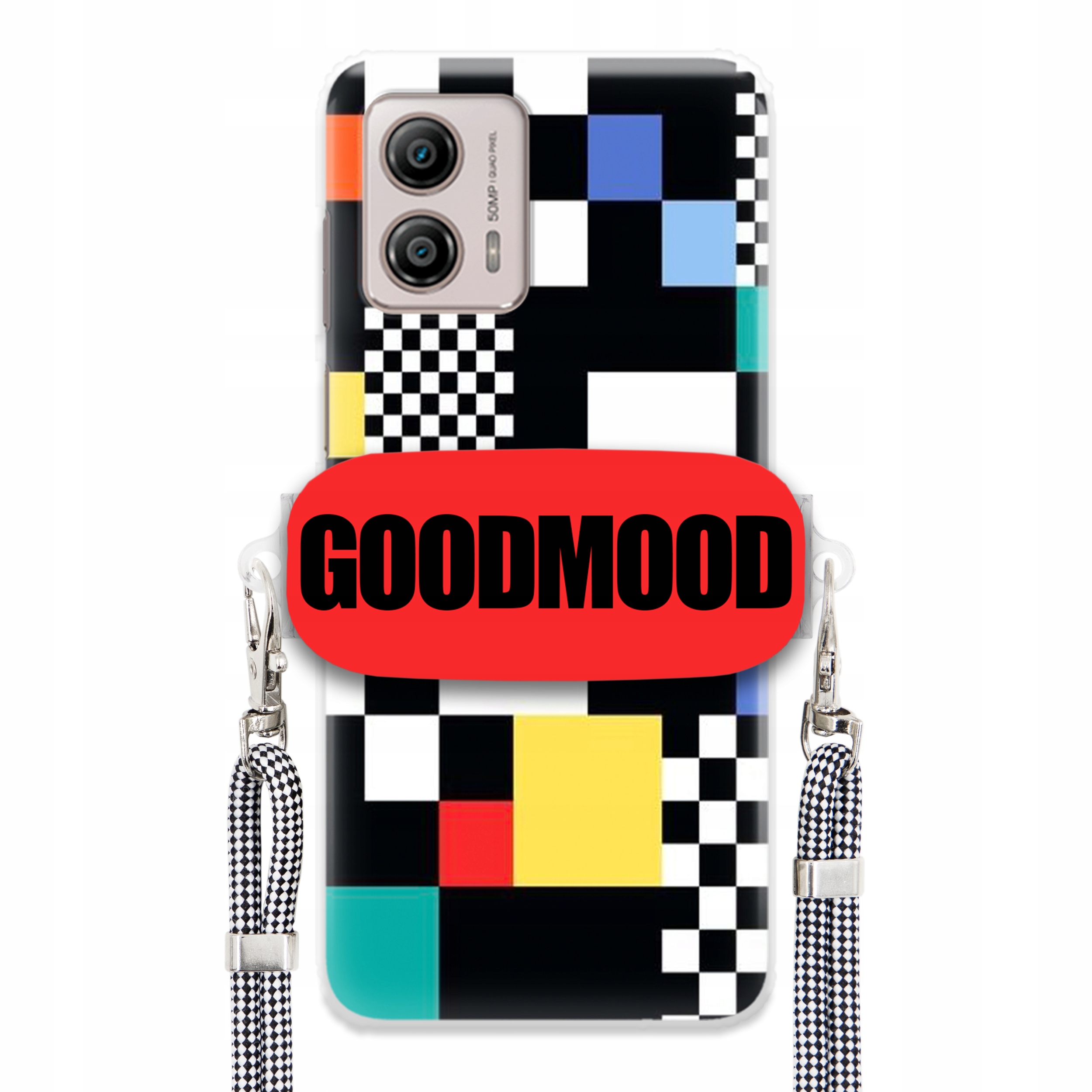 Pouzdro Pro Motorola G53 Case Držák Na Vodítko Zebra Telefonu Pixelart Goodmood Wz