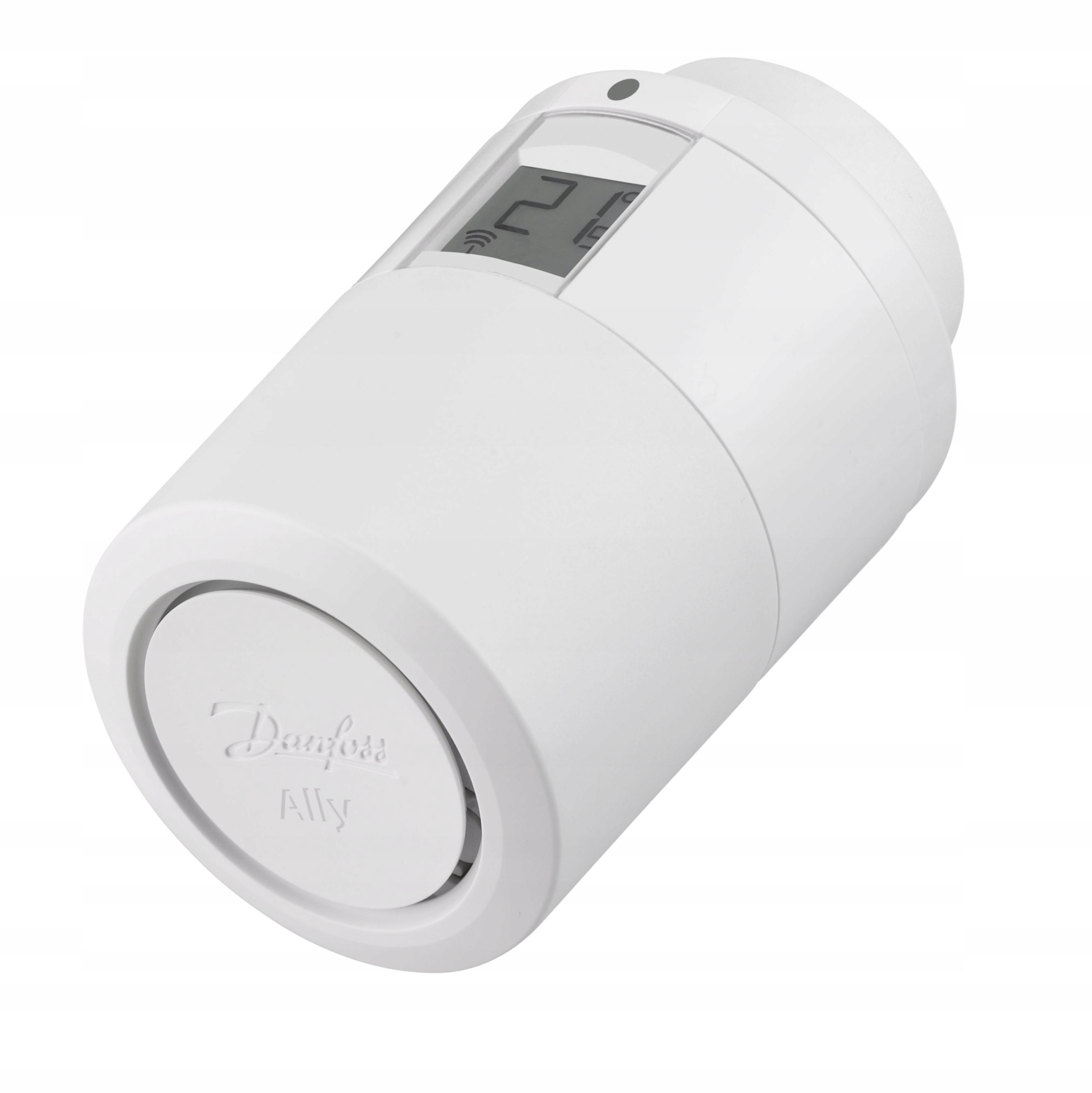 Elektronická termostatická hlavica Danfoss Ally Zigbee; 2 adaptéry