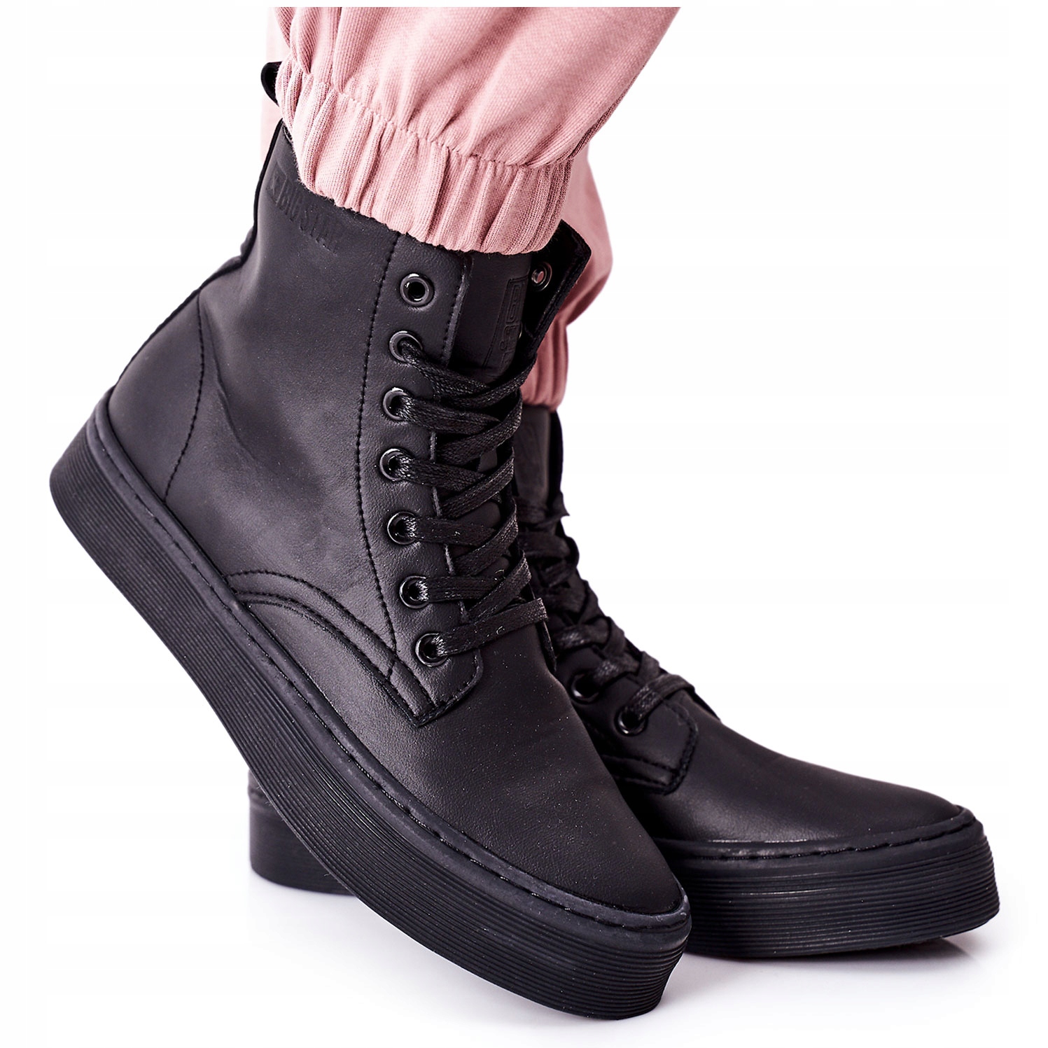 

Wysokie Trampki Big Star II274096 Czarne 39