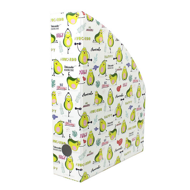 

Pojemnik organizer na dokumenty Pvc A4 7cm avocado