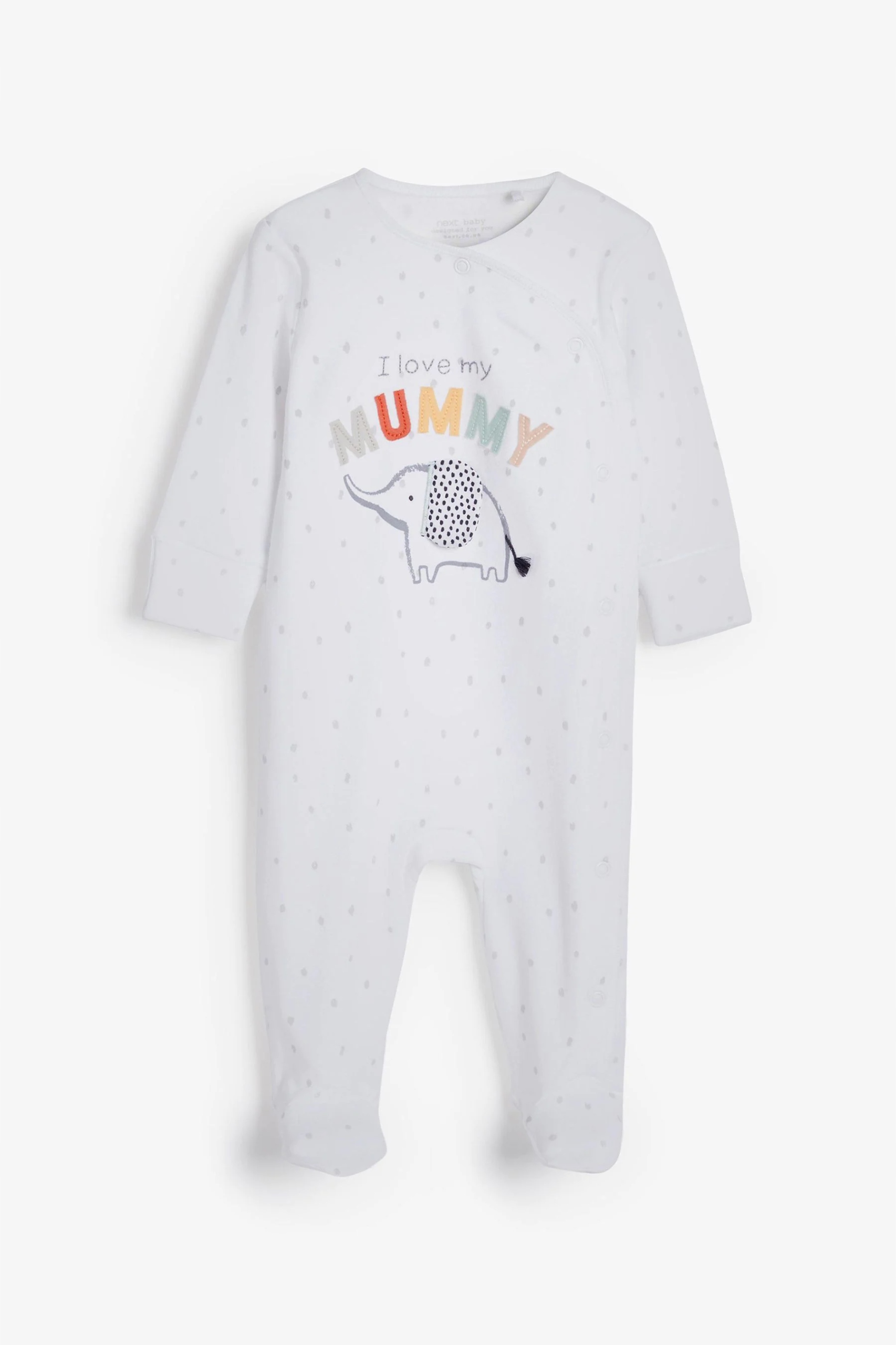 

Next pajacyk 56 0-1m pajac śpioch I' love Mummy