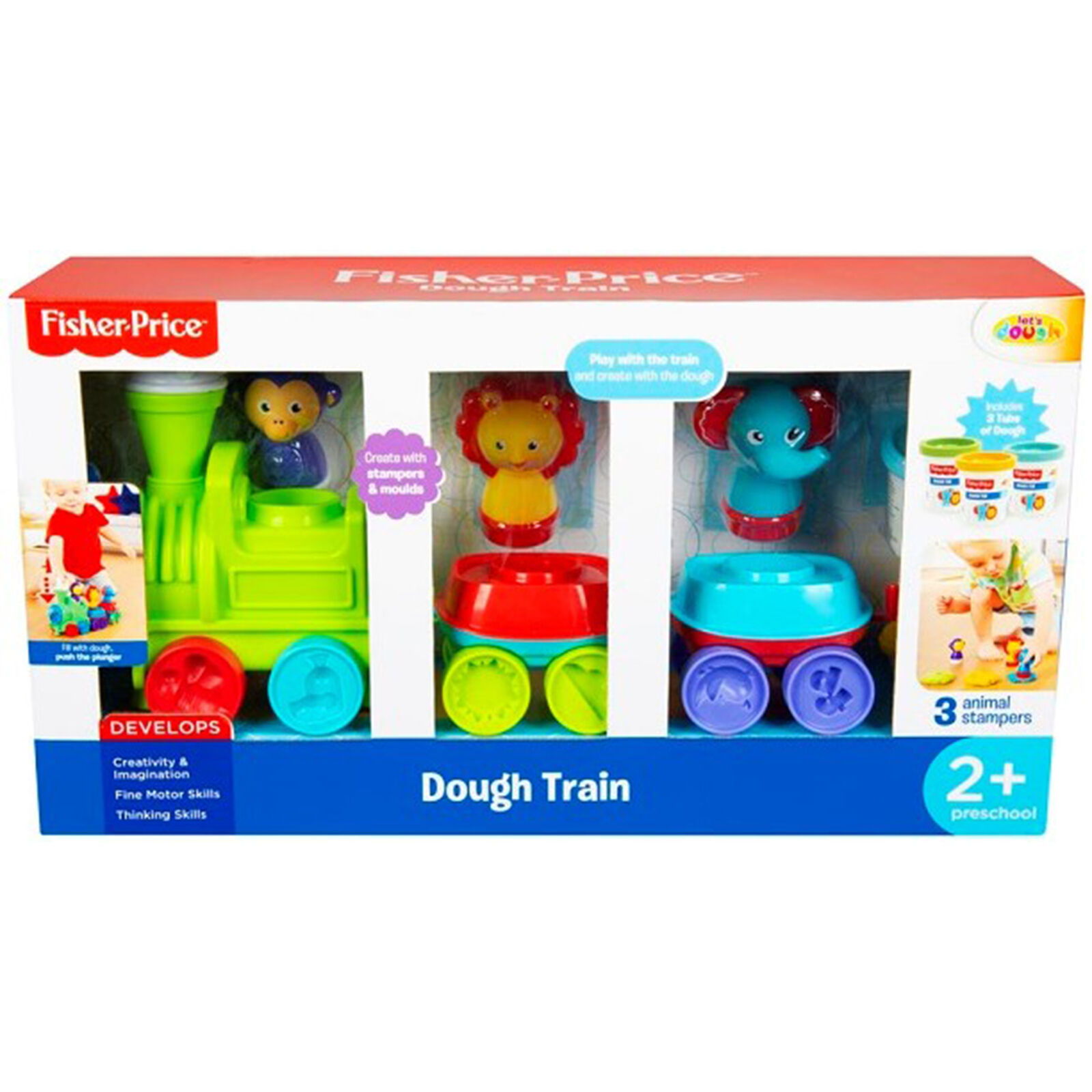 

Fisher Price Zestaw Pociąg Ciastolina Zwierzaki