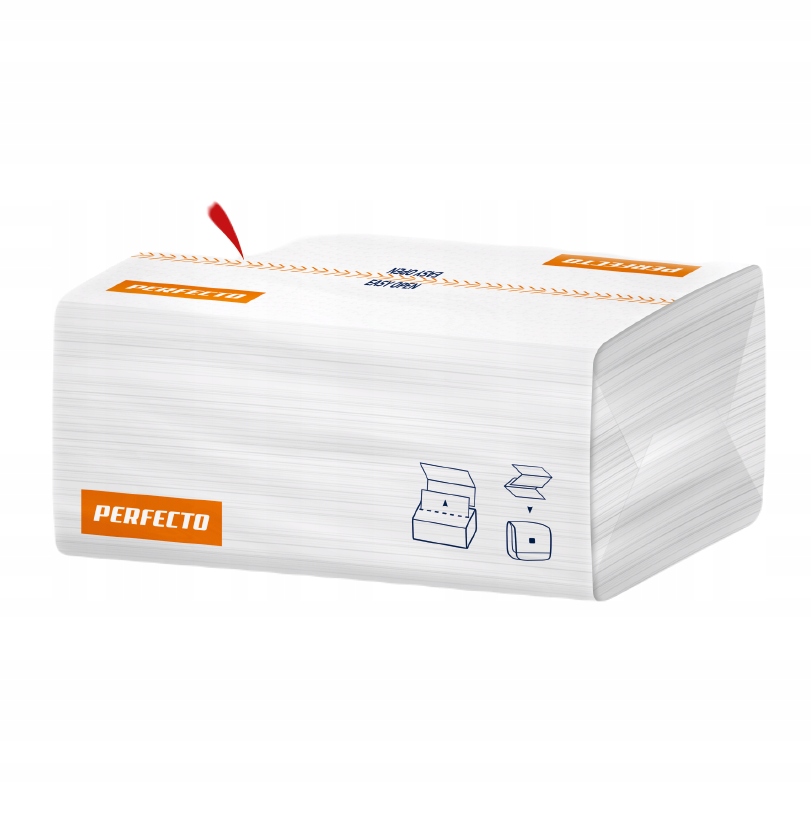 Levně Papírový Ručník Zz Bílá Celulóza 2W Silný savý Perfecto Easy Open