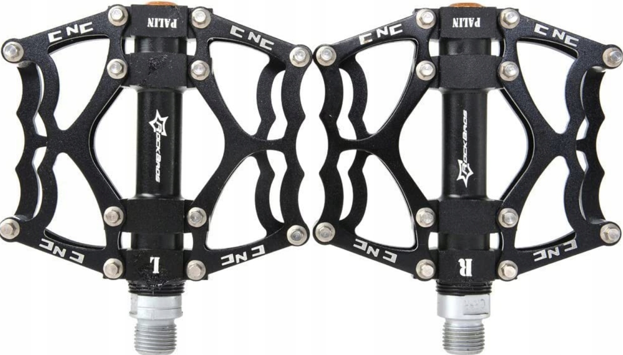 PEDAŁY PLATFORMOWE ALUMINIUM LEKKIE ROCKRBOS MTB ROWEROWE UNIWERSALNE PRO