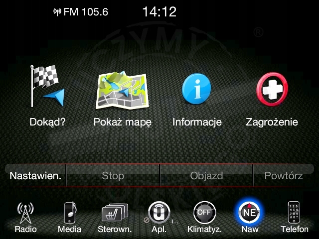 JEEP GRAND CHEROKEE UC84 POLSKIE MENU RADIO MAPA Zakres mapy Europa