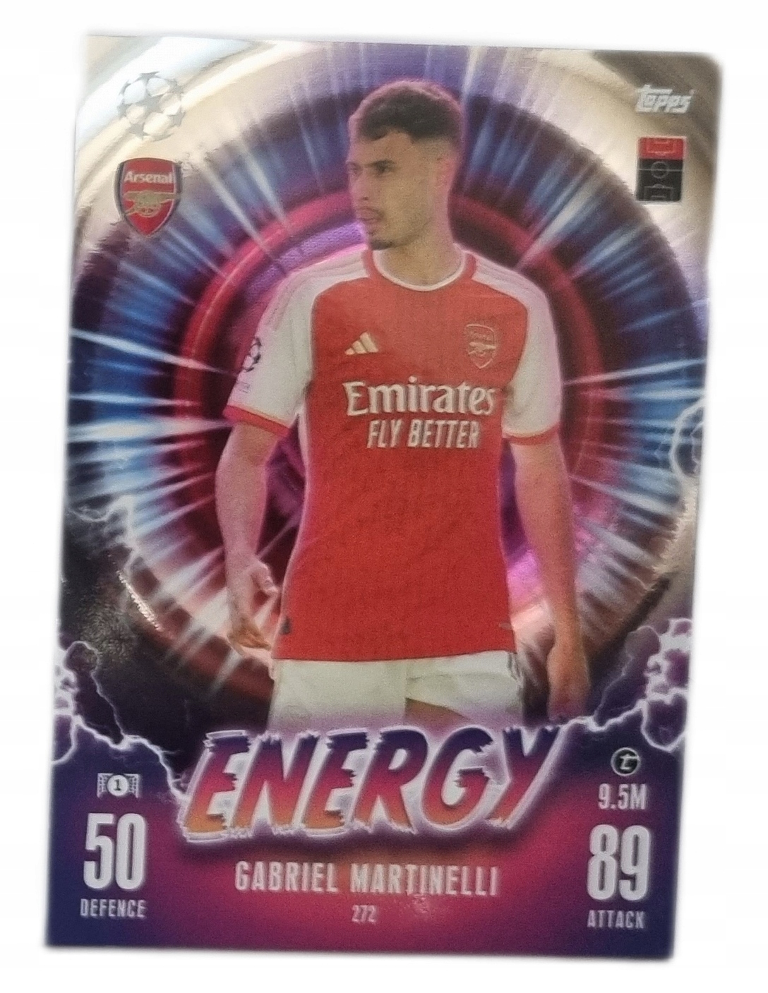 Topps Match Attax Extra 2023/2024 Energy Gabriel Martinelli 272